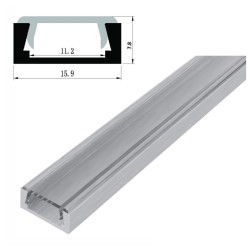 Perfil de Alumínio para Fita LED, 1 metro