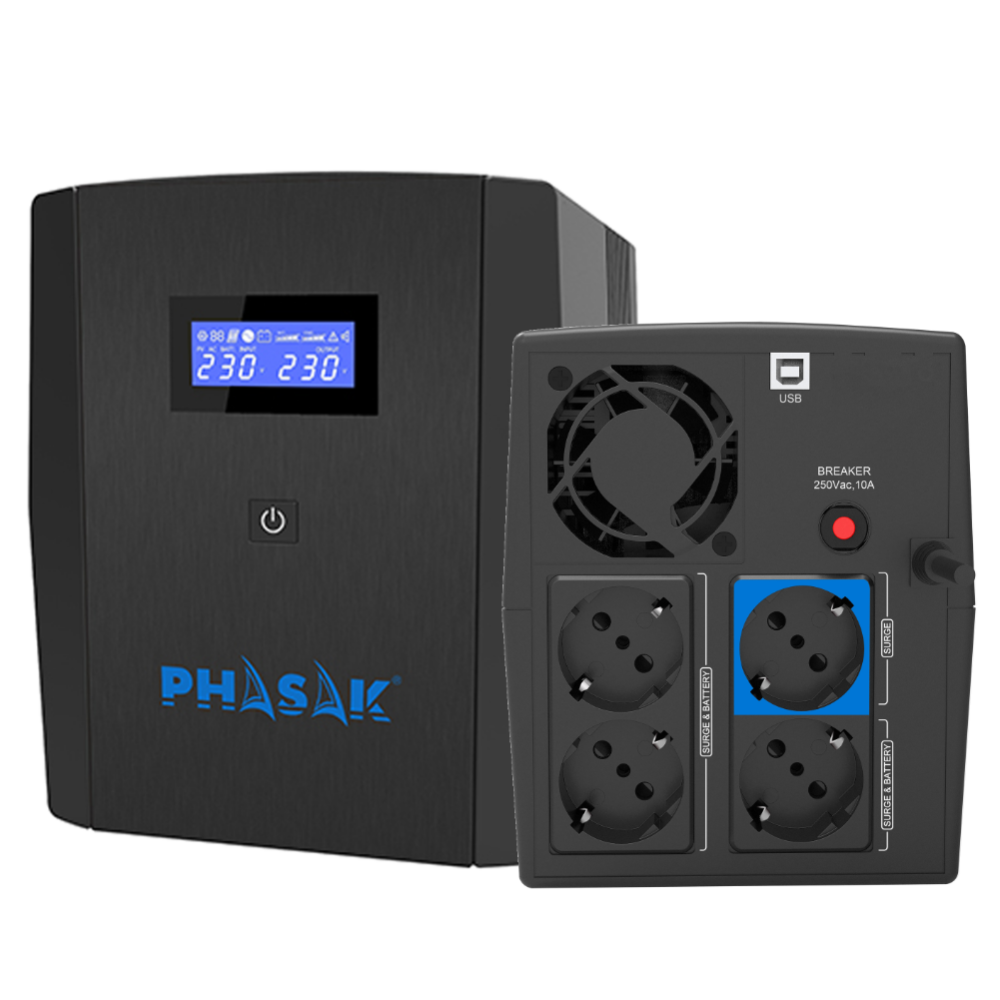 PHASAK SIRIUS, 1560 VA, 900 W - PH 7315