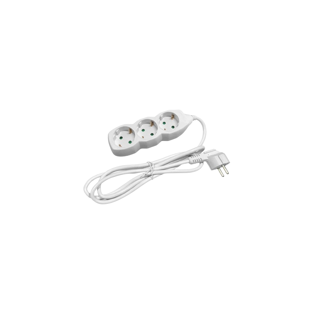 Extensão Elétrica 3G1.0, 3 x Schuko, 1.5 metros