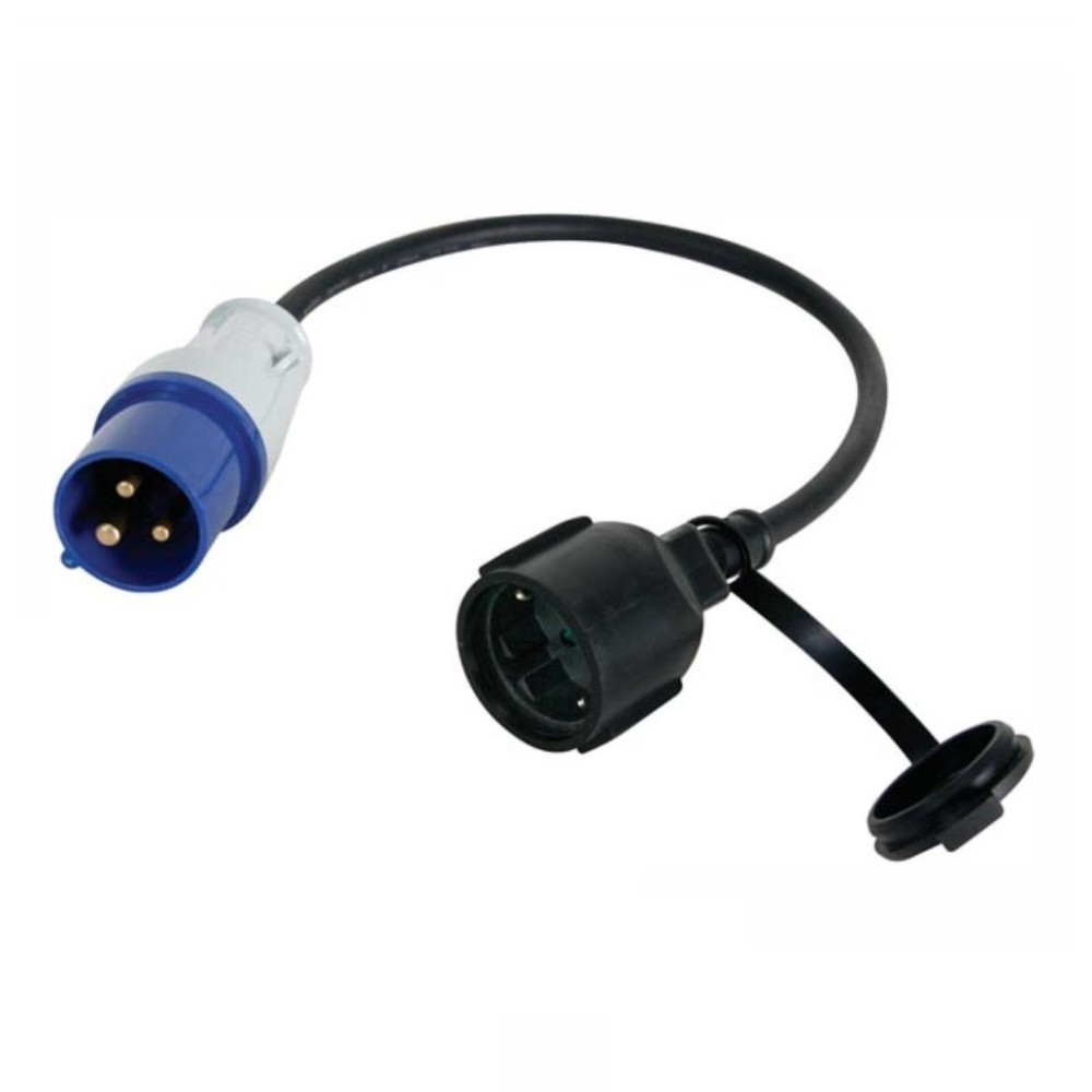 Cabo Adaptador Ficha Schuko Macho / Cee fêmea