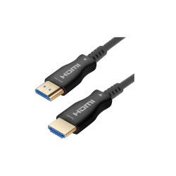 Extensão HDMI 2,0 de fibra ótica direcional Macho / Macho, 10mts