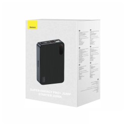 Arrancador de Baterias Auto, 1600A, com Powerbank, 2 USB-A