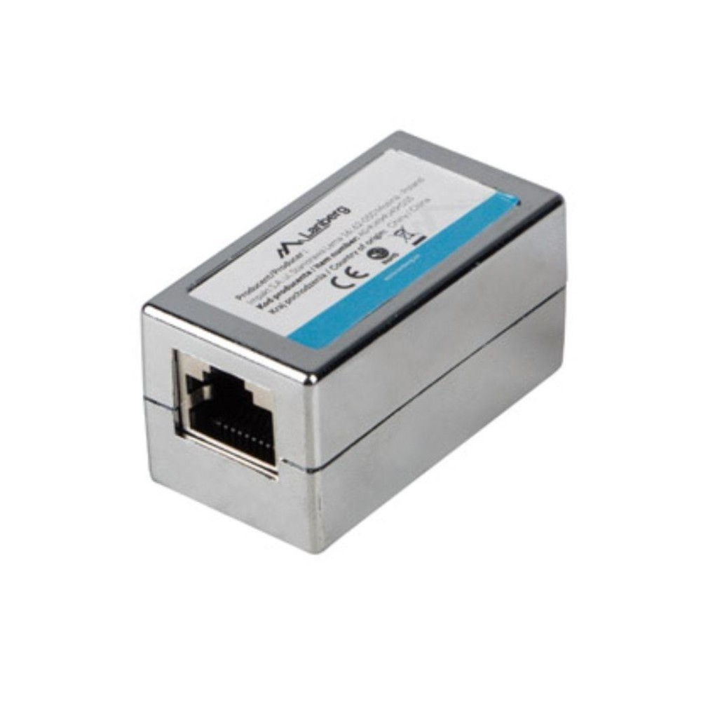 Ficha Adaptadora RJ45 CAT6, Fêmea/Fêmea, da marca LANBERG