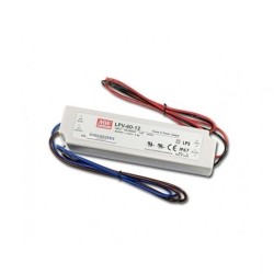 Fonte de Alimentação para fitas LED, 60W, 12V, IP67 Mean Well