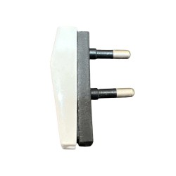 FICHA SCHUKO MACHO LATERAL 10A 250V