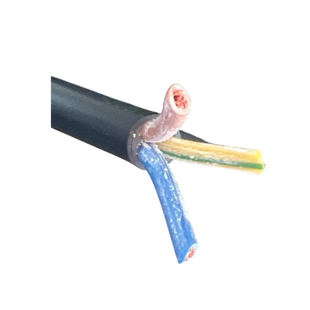 Cabo de Corrente Redondo, 2x2.5mm + Terra