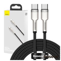 Cabo USB-C Macho para USB-C Macho Cafule, fast charging, 2mts