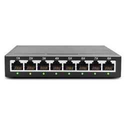 Switch NTech SW8PRO, 8 portas, Gigabit