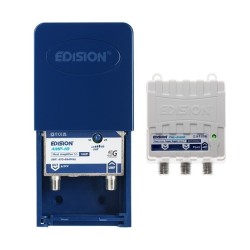 Kit amplificador de mastro UHF 5G + fonte de alimentação