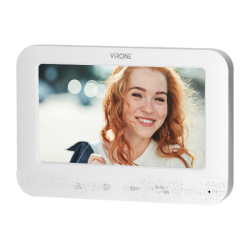 Vídeo Porteiro visor LCD 7", branco, VIRONE VDP-68