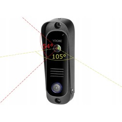 Vídeo Porteiro visor LCD 7", branco, VIRONE VDP-68