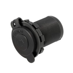 Adaptador para isqueiro com tampa, para montagem com parafusos em painel, 12V/10A