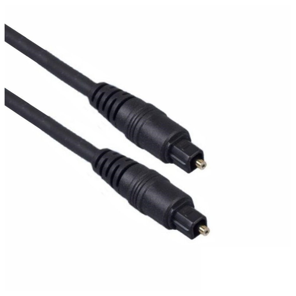 Cabo fibra óptica TOSLINK macho para macho 5mts