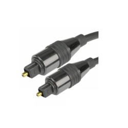 Cabo fibra óptica TOSLINK macho para macho 2mts