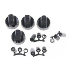 Botão preto para fogão, UNIVERSAL