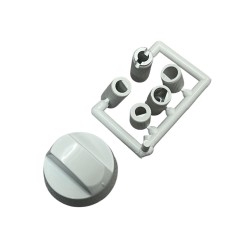 Conjunto de Botões brancos. universais, para fogão