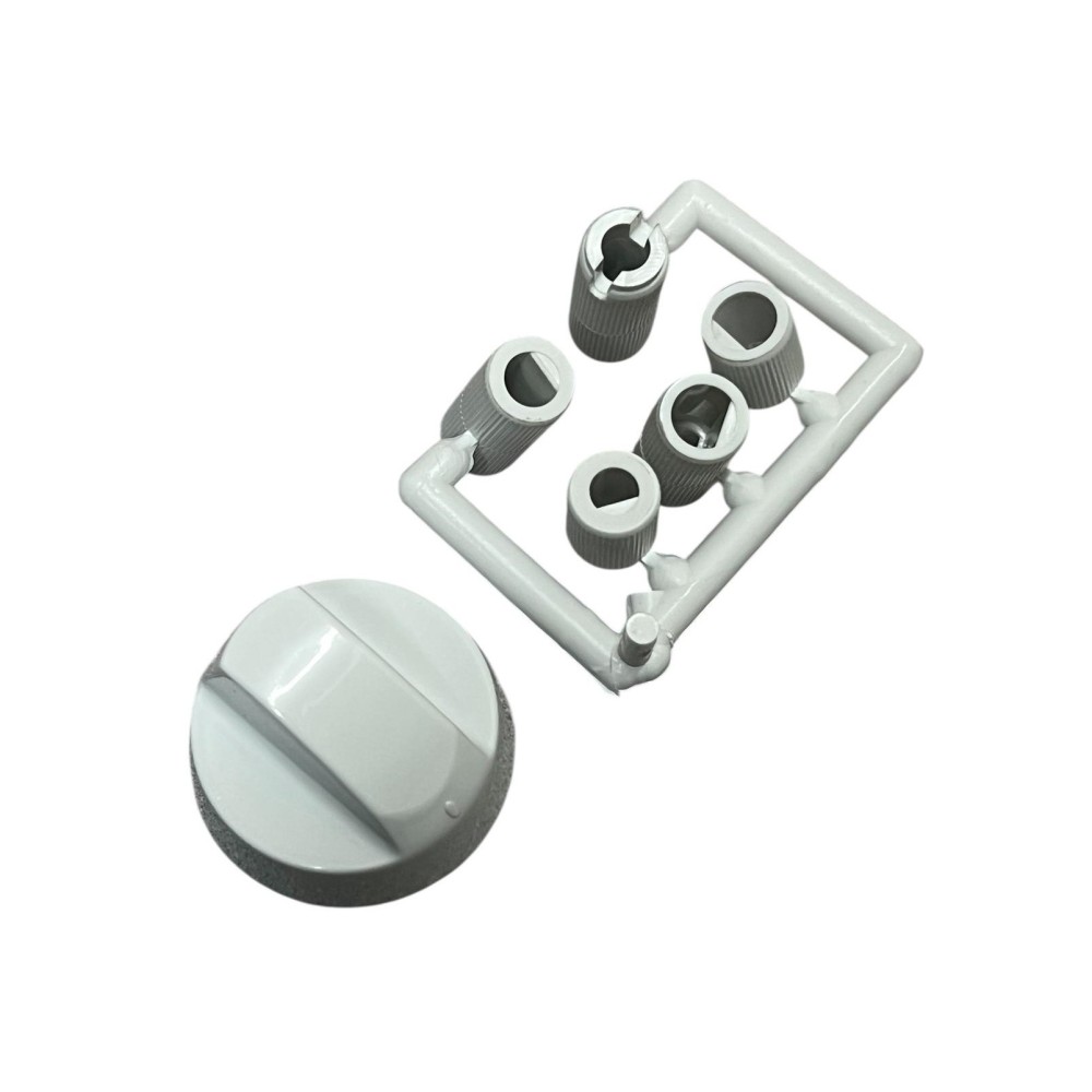 Conjunto de Botões brancos. universais, para fogão