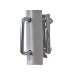 Suporte de fixação parede 30cm zincado para mastro