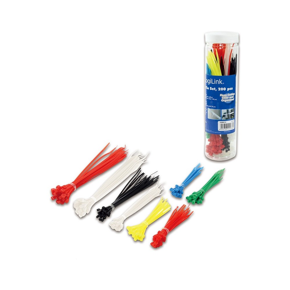 Pack 200 abraçadeiras Sortidas