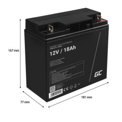 Bateria de Chumbo 12V 18A