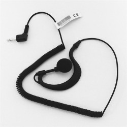 Auricular, cabo espiral, conector 3,5mm