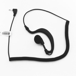 Auricular, cabo espiral, conector 2,5mm