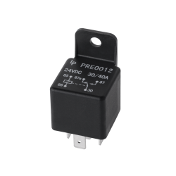 Relé automotivo 24 VDC, 30A/40A, Faston, 1 inversor