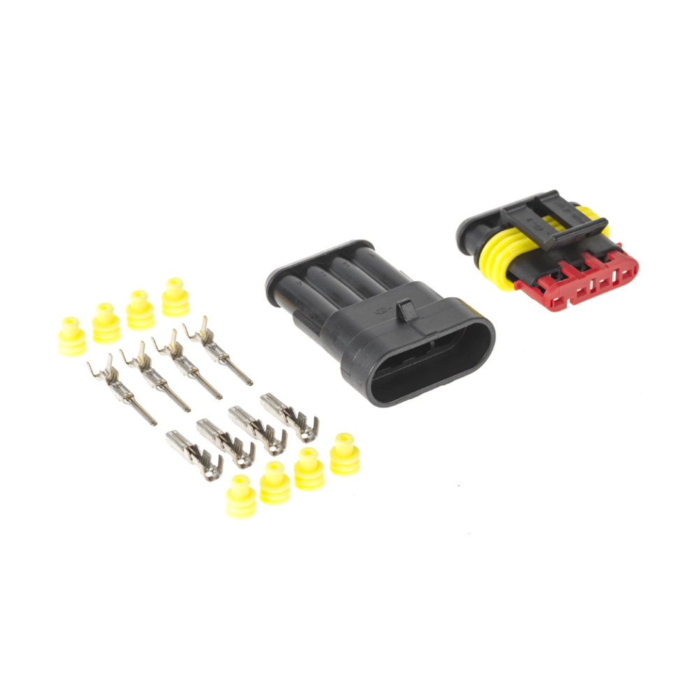 Ficha automotiva estanque 4 pinos Superseal 1.5