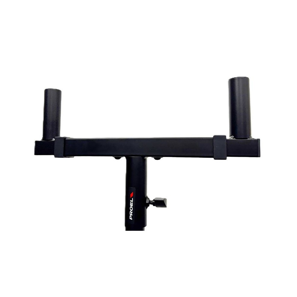 Suporte em T, para 2 colunas, tubo de 35mm