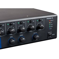 Amplificador misturador 480W@100V 6 zonas