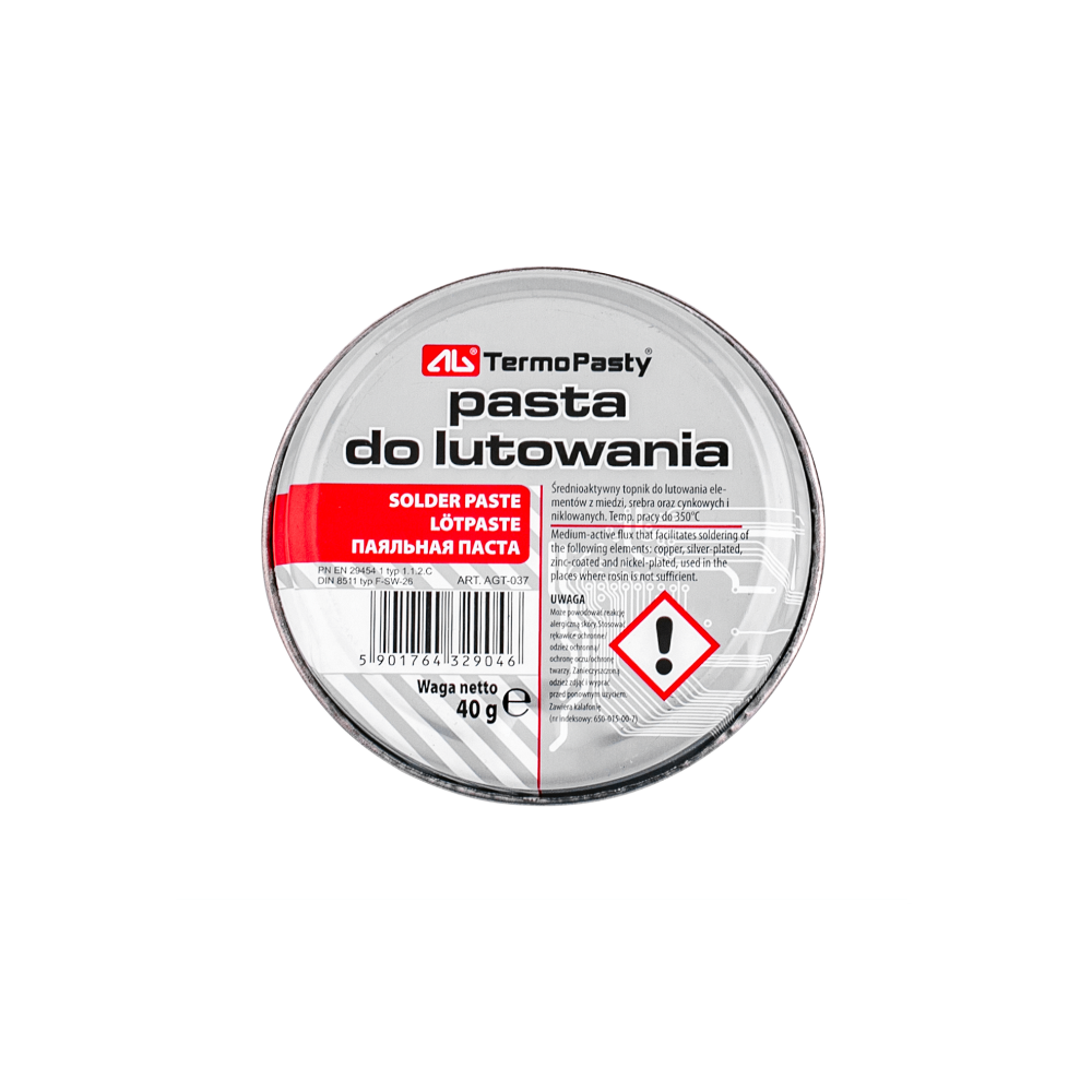 Pasta de Soldar, embalagem de 40gr