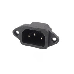 Ficha de alimentação Tripolar/3P Macho C14, para painel 250/10A
