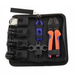 Conjunto Alicate de Cravar MC4, com Chaves de Aperto e Fichas, da marca PROK