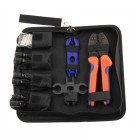 Conjunto Alicate de Cravar MC4, com Chaves de Aperto e Fichas, da marca PROK