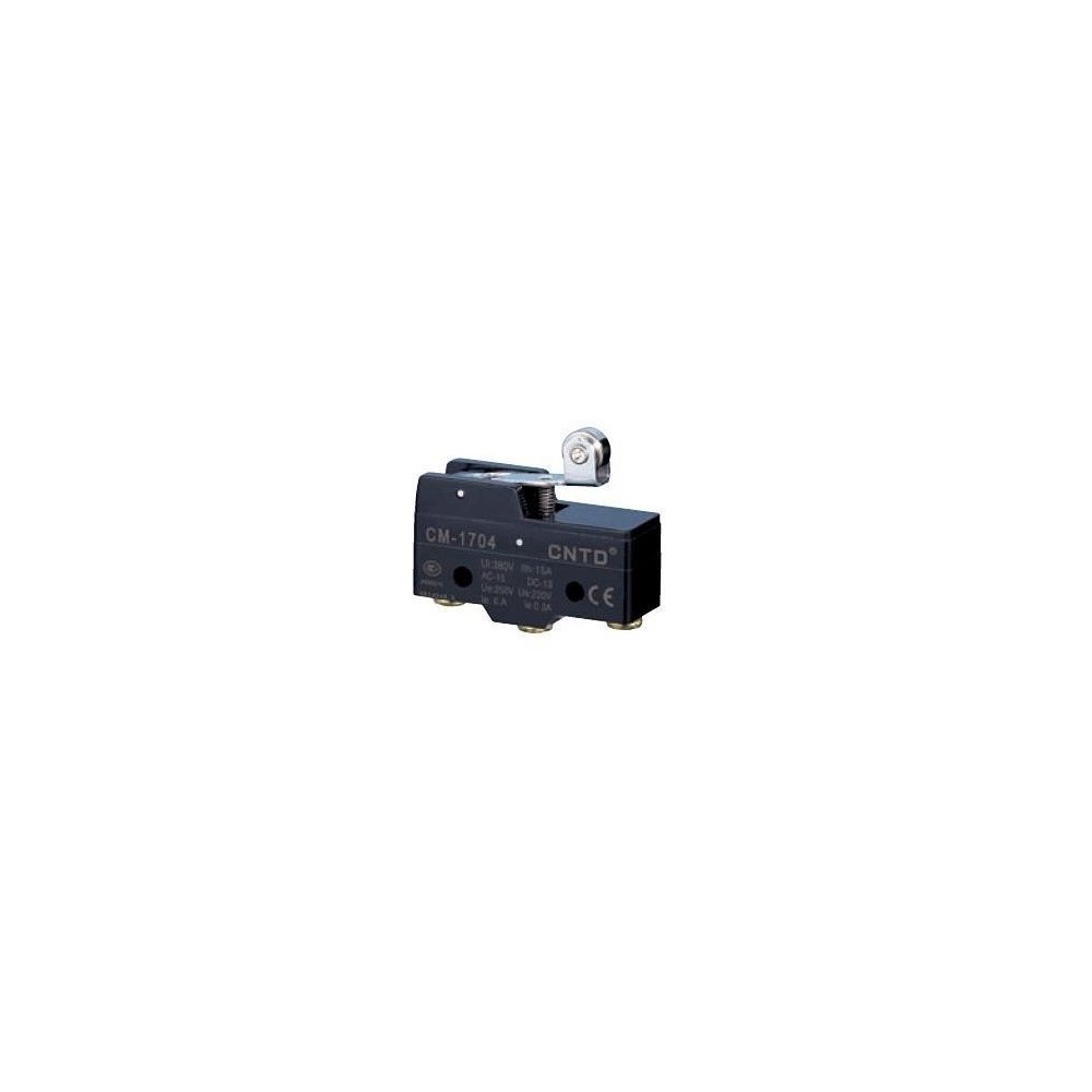 Microswitch industrial, 50mm, 15A/250VAC, com patilha 27mm
