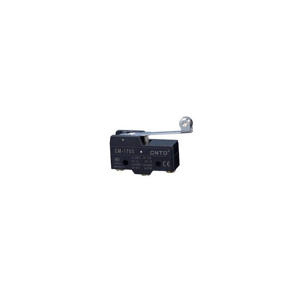Microswitch industrial, 50mm, 15A/250VAC, com patilha, RLT 48mm