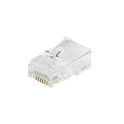Ficha RJ45 Modular, 8p8c, CAT6, Passante