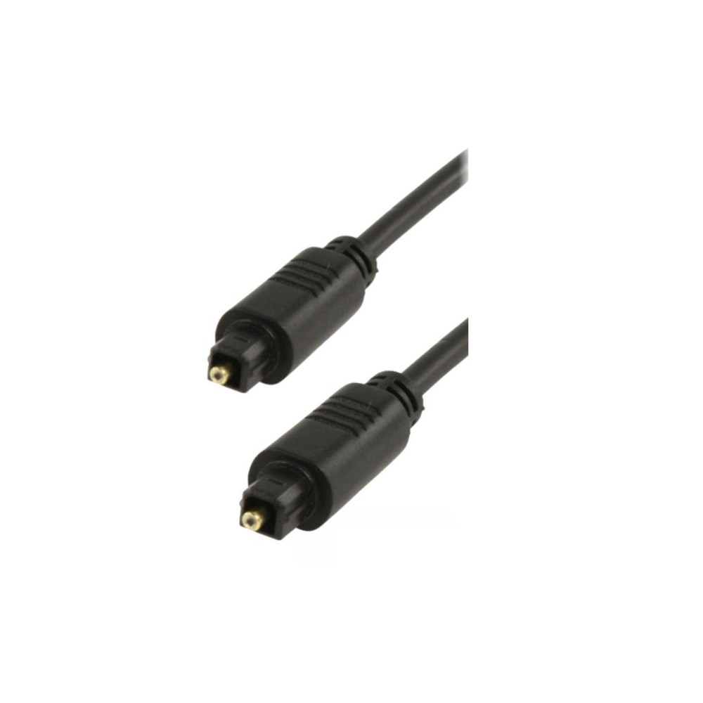 Cabo fibra óptica TOSLINK macho para macho 2mts