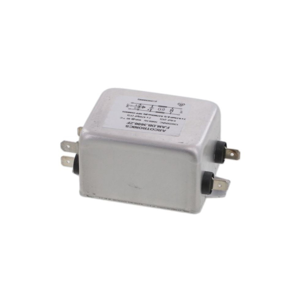 Filtro anti-interferência monofásico, 250VAC 40A