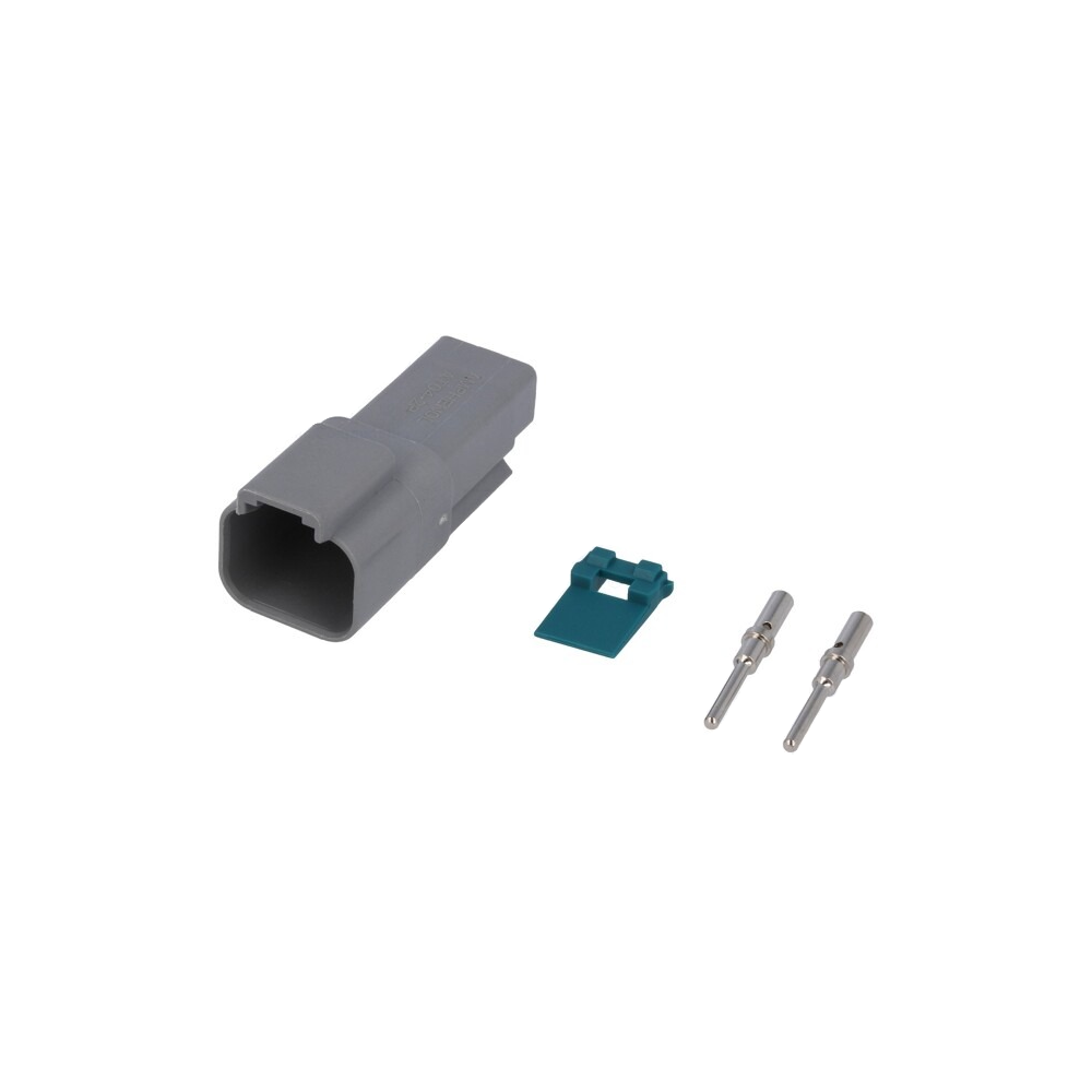 Ficha AT Macho 2P AMPHENOL (Conjunto)