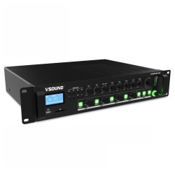 Amplificador PA 3 entradas 60W Mp3/USB/SD/BT