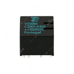Relé 12VDC, 30A (2x15A), 255Ohms TYCO