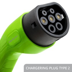 Estação de carregamento Tipo 2 para carros elétricos e híbridos, Trifásica, 22 kW, 32 A, Wi-Fi, LCD, RFID, Smart Life, TUYA, Wal