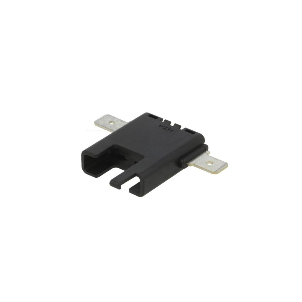 Tomada para fusíveis 19mm, 21A, conectores 6,3m, UL94V-2, PA66, 32V