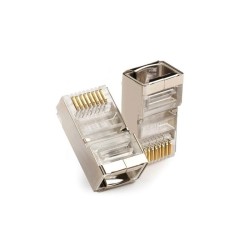 FICHA RJ45 8P BLINDADA CAT6