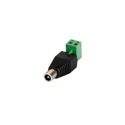 Ficha DC,fêmea 5.5x2.1mm ligação com parafusos