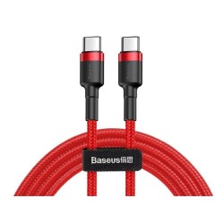 Cabo USB-C Macho para USB-C Macho Cafule, fast charging, 2mts