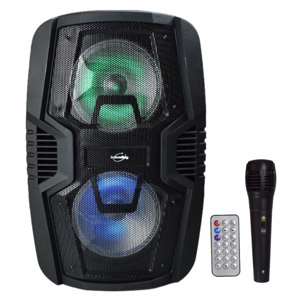 COLUNA PORTATIL 250W USB/SD/AUX/BT/FM/MIC