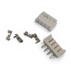 Conjunto fichas Pin-Socket 4p Macho / Fêmea