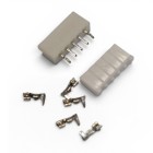 Conjunto fichas Pin-Socket 5p Macho / Fêmea
